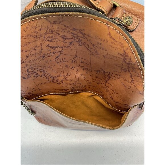 Patricia Nash Montioni Convertible small Backpack Map Print - Picture 7 of 16